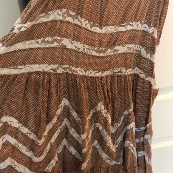 Lace and Dots bohemian Top - Picture 2 of 4